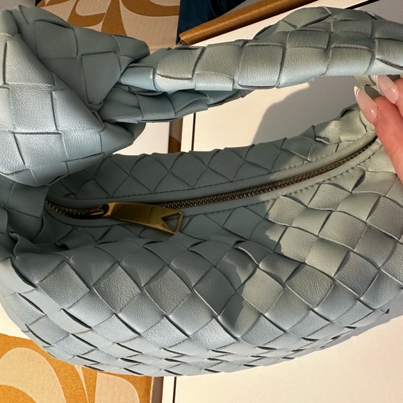 GENUINE teal washed Bottega Veneta Mini Jodie. Like New - Picture 8 of 11